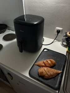 Tefal Easy Fry Max EY245B Single 5 L Stand-alone 1500 W Hot air fryer Grey Photo du client 3