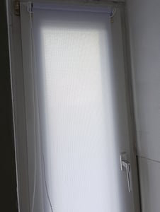Estika Rollo ohne bohren - 150 x 220 cm - Grau - Klemmfix Montage Kunden-Foto 1