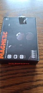Magnetspiel, Magnetisches Schachspiel, Tragbares Schachbrett Magnetisch, Tisch-Magnetspiel, Puzzle Checkers Spiel mit Spielseil, für Camping, Familientreffen, Partyspiele, Reise Kunden-Foto 1