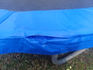 AREBOS Trampolin Randabdeckung Ø 183 cm Hellgrün | UV-beständig & wasserfest Kunden-Foto 3