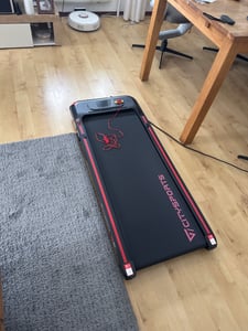 CITYSPORTS WP8 Laufband für Zuhause,1-6 km/h 440w Elektrisches Laufband mit einem Steigung,Fernbedienung und LED-Anzeige,Tragbar und installationsfre Kunden-Foto 1