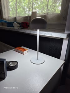ZMH 2ER LED nachttischlampe Schwarz Tischlampe Touch Dimmbar Akku Tischleuchte Kabellos mit 3 Farbtemperaturen Höhenverstellbar USB Aufladbar Kunden-Foto 2