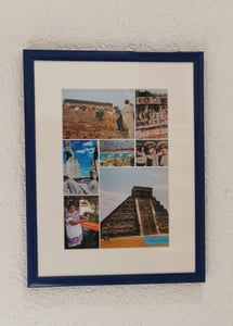 Ideal Life Kunststoff Bilderrahmen Wanddeko Collage Poster Bilder Foto Rahmen - Farbe: Stahl | Format: 30x30 Kunden-Foto 1
