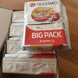 TASSIMO Morning Café XL 5er Pack T Discs Kaffee Kapseln 5 x 21 Getränke Big Pack Kunden-Foto 1