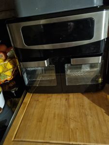 Heißluftfritteuse AF-625A Heißluftfritteuse 6.5L Airfryer, 80 - 200 °C, 1700W, Timer, digitales Display, 8 Kochprogramme, schwarz Kunden-Foto 11