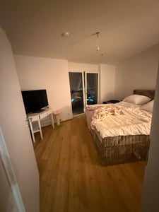 MKS MEBLE Boxspringbett 200x200 Dunkelgrün Cord, Boxspringbett mit Matratze H3, Bett 200x200 mit Bettkasten and Kopfteil, Doppelbett mit Stauraum, Topper Visco, Polsterbett 200x200 - Tiliano King Kunden-Foto 1