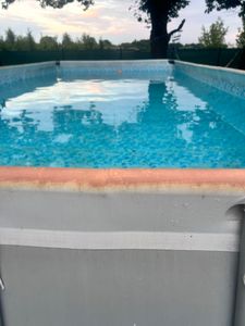 Bestway Pool Abdeckplane Rechteckig 732 x 366 cm Blau Robust Kunden-Foto 1