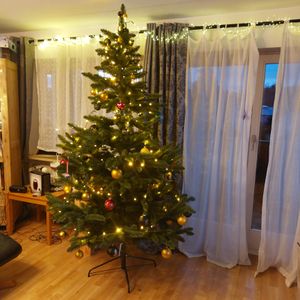 Hoogwaardige kunstkerstboom, Spaanse dennensoort, 220 cm Klantenfoto 12