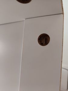 WOLTU Wickelkommode mit Wickelaufsatz, Wickeltisch mit 3 Schubladen,Kommode weiß Kunden-Foto 2