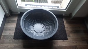 Pflanzschale rund Anthrazit Grau Ø 40cm Blumenschale Dekoschale Grabschale Kunden-Foto 3