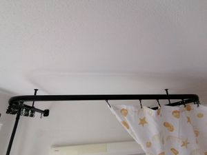 Bezbariérový sprchový záves čierny Sprchový záves Fotografia od zákazníka č. 1