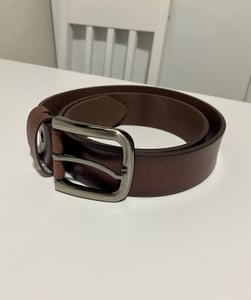 Gürtel Herren 4 cm breit aus Echtleder – Ledergürtel für Jeans & Business, %100 Büffelleder,handgefertigt, kürzbar, robust & elegant,ideales Geschenk Kunden-Foto 1