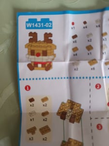 Calendrier de l'Avent miniature de Noël, 24 jours (coffret de 2 pièces) Photo du client 3