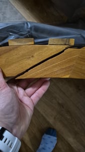 Merxx Gartenliege "Honopu" - Akazienholz, inkl. Auflage grau Kunden-Foto 4