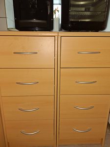 Kommode Schrank Standschrank Anrichte Beistellschrank Holzschrank "Olli I" Buche Kunden-Foto 2