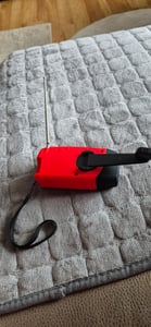 Solar radio,Selbstbetriebenes Kurbelradio mit LED-Taschenlampe,Notfallradio AM/FM Wetter Wind Up Radio, Handkurbel-Dynamo für Notladung von Smartphone Kunden-Foto 16