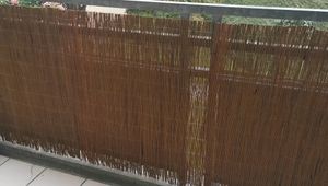 Weidenmatte 110 x 500 cm Sichtschutz Sichtschutzmatte Weidenzaunmatte Kunden-Foto 3