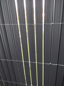 TRMLBE PVC Sichtschutzmatte 80x300cm Sichtschutz Garten Sichtschutzzaun Anthrazit Sichtschutzzaun UV-Schutz Blickdicht Sichtschutz Balkon Zaun für Garten, Balkon und Terrasse Kunden-Foto 2