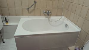 BADLAND Badewanne Rechteck Gracja 150x70 mit Acrylschürze, Füßen und Ablaufgarnitur GRATIS Kunden-Foto 1