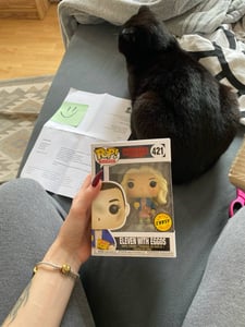 Funko Pop! Stranger Things - Figurka Eleven z Eggos, Winyl Premium Foto del cliente 1