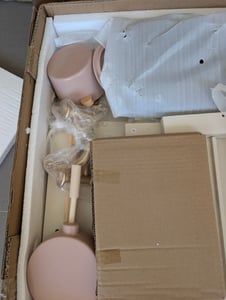 Cuisine enfant rétro en bois MDF avec accessoires BOHO Photo du client 3