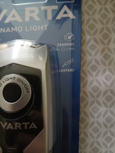 Varta Dynamo Light LED, Ruční svítilna, Černá, Šedá, Plast, CE, LED, 3 lamp Fotografie od zákazníka č. 1