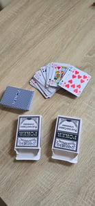 4 x Pokerkarten Plastik im Set, wasserfestes Kartenspiel, reiß- & knickfest, 216 Karten, Texas Hold'em, Profi Pokerset Kunden-Foto 1