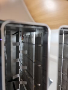 Arendo 2-sleufstoaster MORGEN, roestvrij staal, 920 W, met extra brede sleuven, touchpaneel met LED-display, zwart/zilver Klantenfoto 4