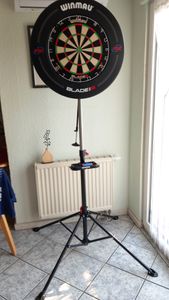 Winmau Dartboardständer Xtreme 2 + Blade 6 + Catchring | Dartscheibe Dartboard Dart Ständer Surround Kunden-Foto 1