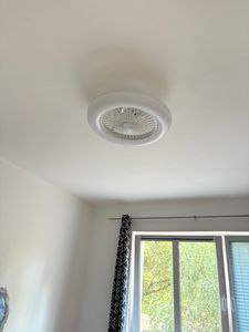 EINFEBEN Deckenventilator Deckenventilatoren mit Beleuchtung 80W Dimmbar Fan Licht deckenlampe Einstellbare Windgeschwindigkeit Lampe lüfter kronleuchter mit Fernbedienung Kunden-Foto 8