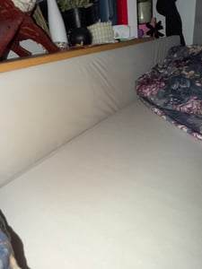 Hydraulická rozkladacia pohovka Flieks 90x200 cm s úložným priestorom, rozkladacia posteľ s operadlom, čalúnená posteľ pre mladých s lamelovým roštom, zamat, tmavosivá Fotografia od zákazníka č. 1
