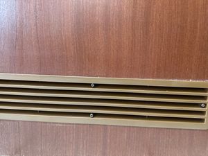 Lüftungsgitter Türlüftung Kunststoff Schwarz paarweise 457mm x 92mm Kunden-Foto 1