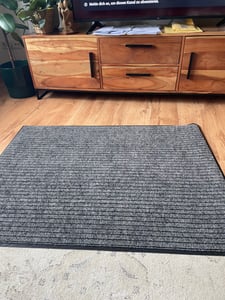 Schmutzfangmatte Dura Fußmatte mit Rutschfester Rückseite Beige 90 x 150 cm Kunden-Foto 1