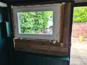 Kellerfenster Kunststofffenster weiß, BxH: 100 x 60 cm / 1000 x 600 mm 3-fach Verglasung (42 mm) Dreh-Kipp inkl. Pilzkopfverriegelung, DIN Rechts (Griff Links) Kunden-Foto 1