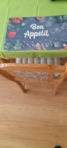 4 Platzsets Tischsets je 43,5 x 28 cm, Farbe:Bon Appetit Kunden-Foto 2