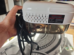 Dampfreiniger 2500W,6 Geschwindigkeiten Einstellbar,Handdampfreiniger, tragbarer Reiniger, Küchenreiniger geeignet für Auto, Böden,Fenster und Küchen Kunden-Foto 3