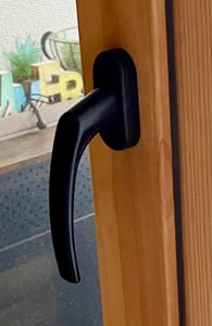 8 x Alu Fenstergriff in Weiß RAL 9016 - Stiftlänge 30mm Kunden-Foto 1