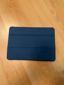 Fintie Hülle für iPad Air 11 Zoll (M4/M3/M2, 2026/2025/2024), iPad Air 5./4. Gen (10,9 Zoll, 2022/2023) – Ultra dünne & leichte Schutzhülle Case Cover mit mattierter transparenter Rückschale, Navy Kunden-Foto 1