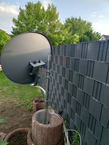 2x PremiumX 2m Antennenmast Stahl Ø 48mm Steckmast verzinkt Mast steckbar Kunden-Foto 1