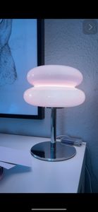 Nachttischlampen, LED Tischlampe, Dimmbare kuppelförmige Tischleuchte, 3 Lichtfarben Schreibtischlampe, Dekotischlampe, USB  Nachttischlampe Kunden-Foto 3