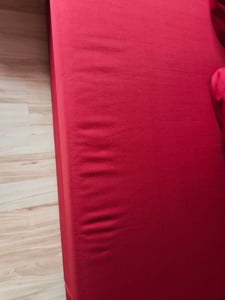 KomfortWelt24 Ecksofa mit Schlaffunktion und praktischem Bettkasten - Bequemer Eckcouch 216x134 cm L-Form MONDO Marineblau Kunden-Foto 2