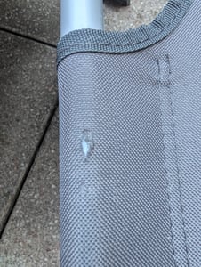 Arebos, sada 2 skladacích ležadiel so slnečnou strieškou, 4-stupňovo nastaviteľné, záhradné a plážové ležadlo s vankúšom pod hlavu, bočné vrecko, nosnosť do 120 kg, antracitová farba Fotografia od zákazníka č. 7