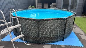 Marimex Florida Pool Ø 305x91 cm effetto rattan Foto del cliente 4