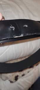 2X Gürtel Herren Ledergürtel Büffelleder Männer Frauen Echtleder Schwarz kürzbar Kunden-Foto 1