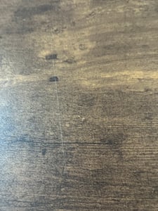 ML-Design 5-teilig Essgruppe, Esstisch mit 4 Stühlen, Dunkel, Holz, Esszimmerstühle mit Metallbeinen Kunden-Foto 2