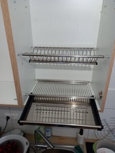 Kondela Geschirrabtropfer für den Hängeschrank Kapio Typ 1 - Edelstahl Kunden-Foto 3