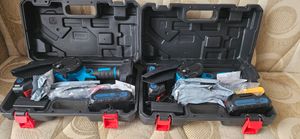 Mini Kettensäge, 6 Zoll 21V Elektro-Kettensäge mit 2x Batterie 5x Kette 1x Führungsplatte 1x Ladegerät und  1x Aufbewahrungsbox, Tragbare Handgeführte Akku Kettensäge Kunden-Foto 1