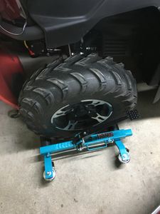 Bituxx 2 Stück PKW Rangierhilfe Rangierheber hydraulisch Wagenheber Auto Rangierroller MS-15320 Kunden-Foto 2