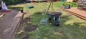 Rasenrakel Levelingrake optimal geeignet zum Sanden des Rasens Rasen Rakel Rake Kunden-Foto 1
