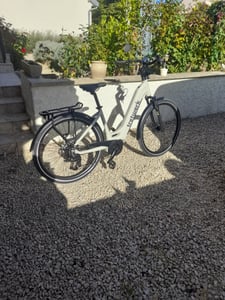 Vélo électrique Amber E Bike pour femmes 28 pouces 155 - 185 cm Vélo hollandais gris 48 cm Photo du client 1